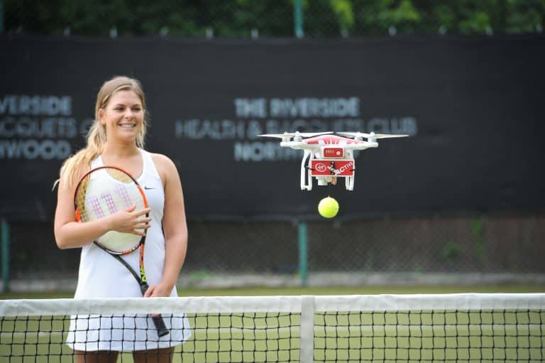 Drone-Vic : le drone pour devenir un pro du tennis