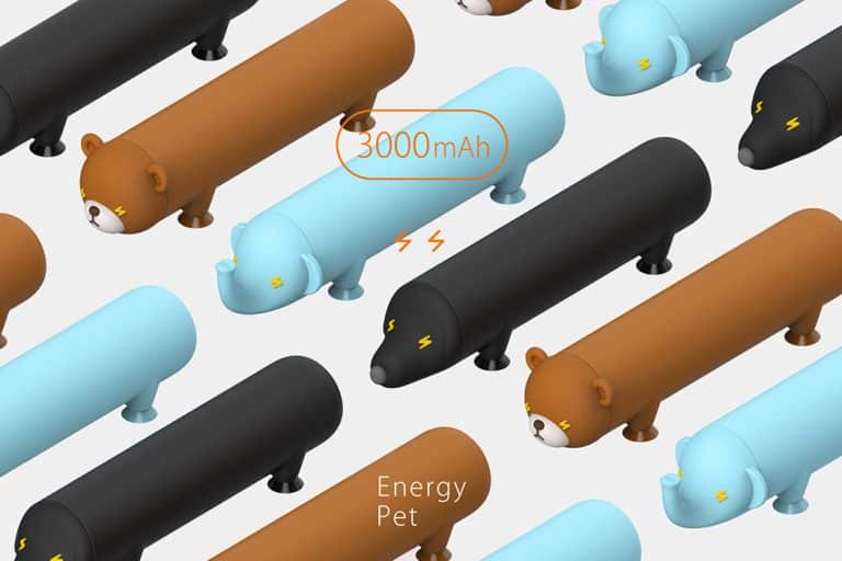 Energy pet : des chargeurs avec un aspect minimal et animal