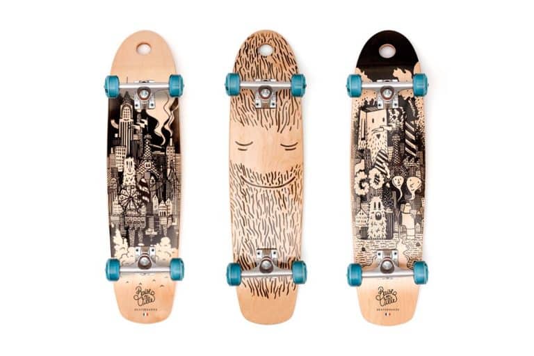 Baise en ville Skateboard : des skates Handmade in France