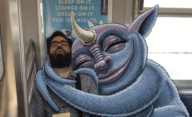 Subway doodle : les photos créatives et amusantes de Ben Rubin dans le métro