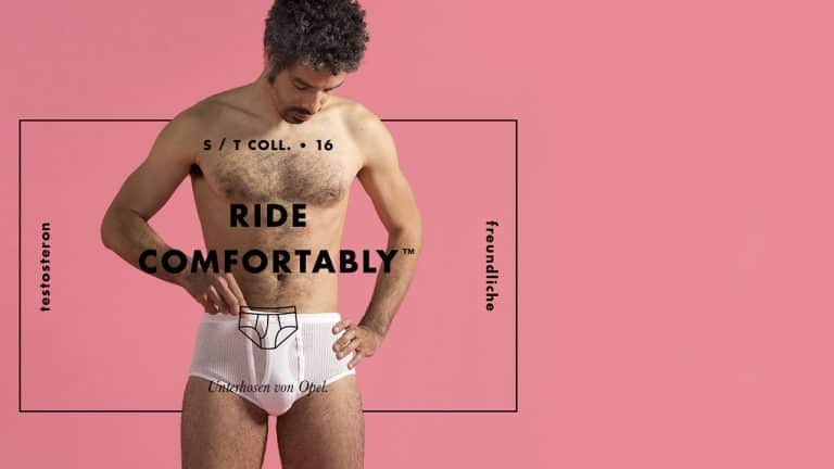 Ride Comfortably : les caleçons de la marque Opel pour augmenter votre taux de testostérone