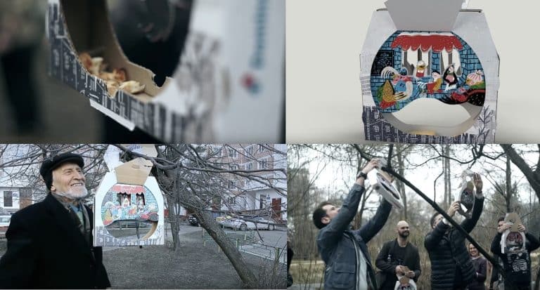 The House of Crust : les boîtes de pizzas de Domino&rsquo;s transformées en mangeoire pour les oiseaux