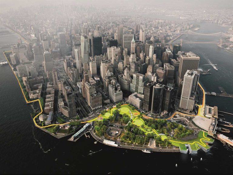 Brooklyn va ériger une barrière végétale anti-inondations