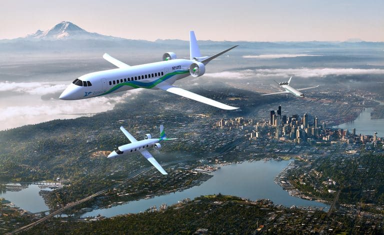 Voyager sur le jet électrique hybride de Zunum Aero