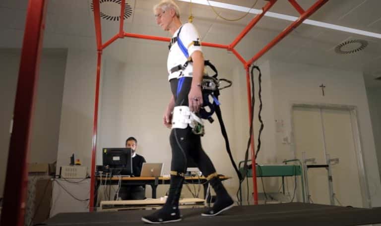 Un exosquelette intelligent antichute