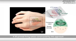 Impression 3D avec des cellules vivantes programmées génétiquement