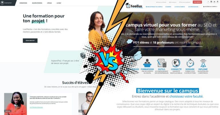 LiveMentor VS Seolius&rsquo;University : bref retour d&rsquo;expérience