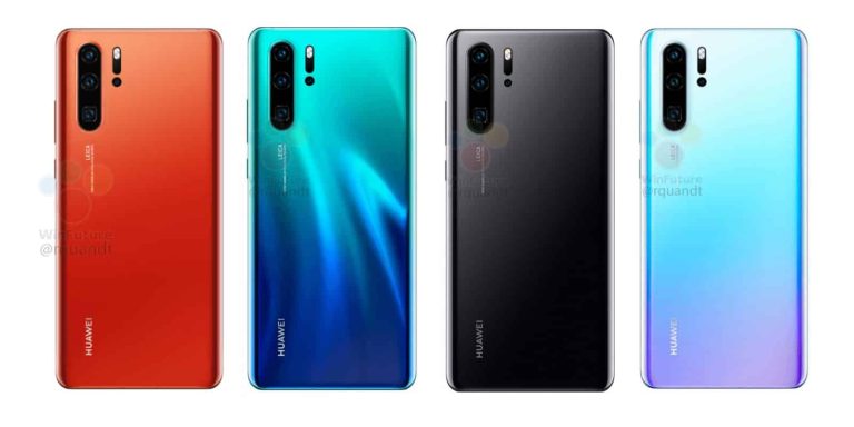 Huawei P30 et P30 Pro : les détails des deux terminaux fuitent