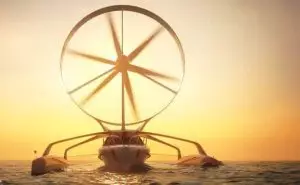 Le premier bateau à éolienne est breton !