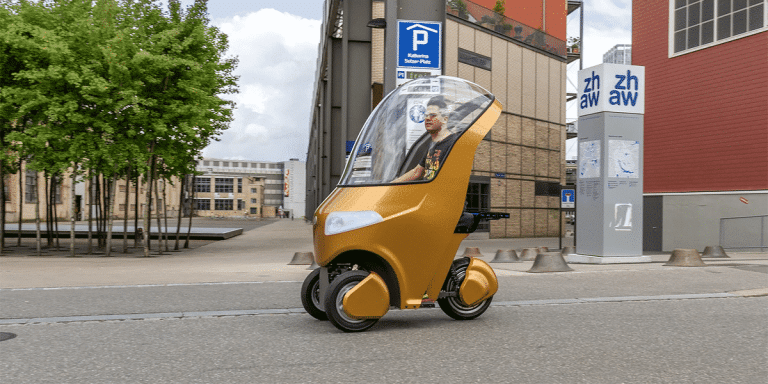 Bicar : une voiture électrique monoplace est née en Suisse !