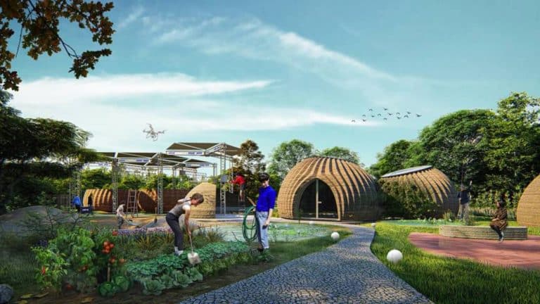 Des logements durables imprimés en 3D et inspirés des nids de guêpes