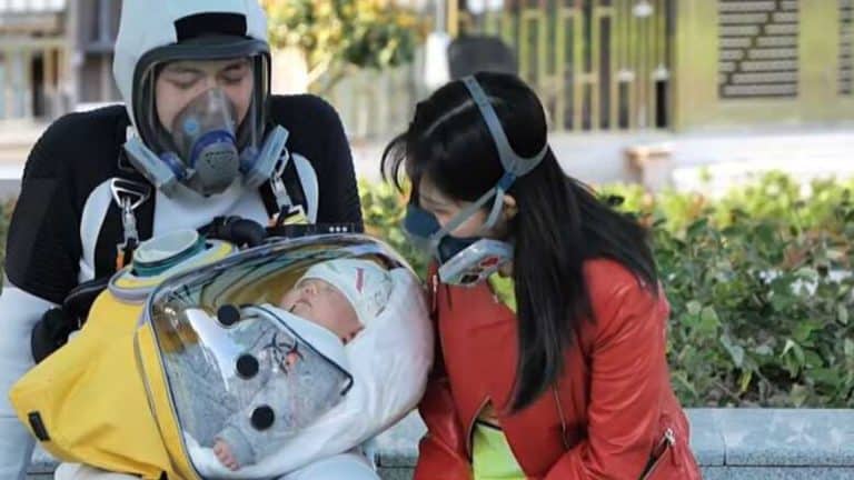 Il invente une bulle pour protéger les bébés du Coronavirus