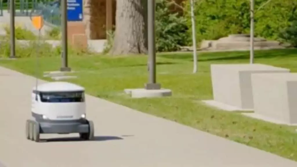 Ces robots livreurs prennent tout leur sens avec l'épidémie de Covid-19