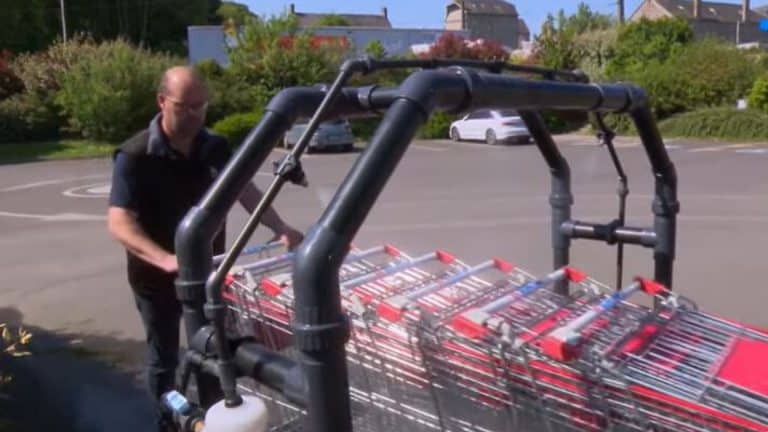 La désinfection des caddies devient optimale avec cette innovation !