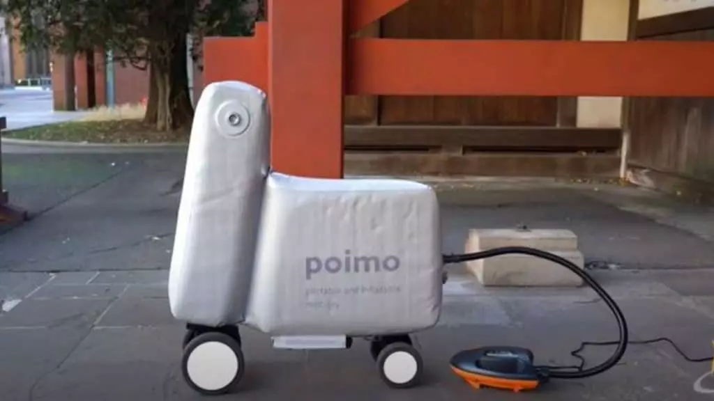 Ce vélo gonflable tient dans un sac à dos