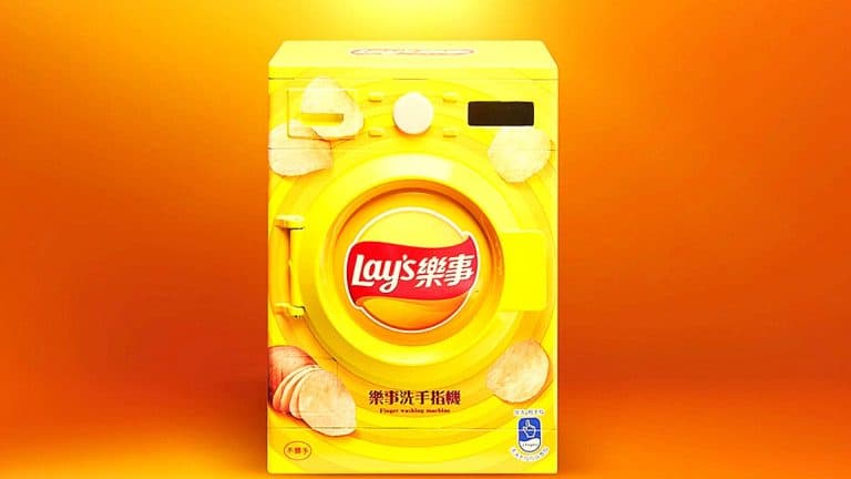 Lay&rsquo;s invente une machine pour se laver les doigts