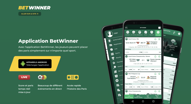 L&rsquo;innovation Betwinner APK pour les paris sportifs