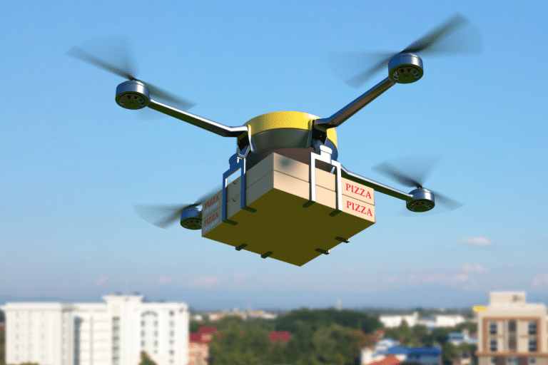 Livraison de pizza par drone : c&rsquo;est désormais possible, voici comment