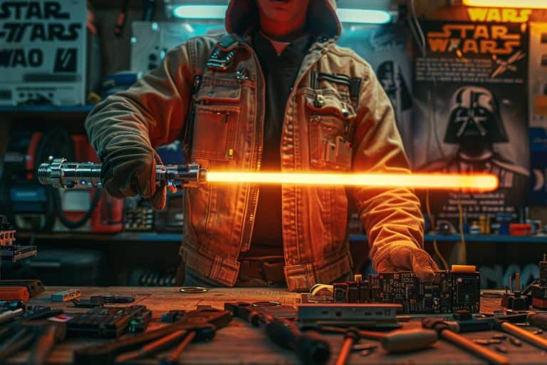 Ce youtubeur a construit le vrai sabre laser de Star Wars qui vous coupe en deux, le voici