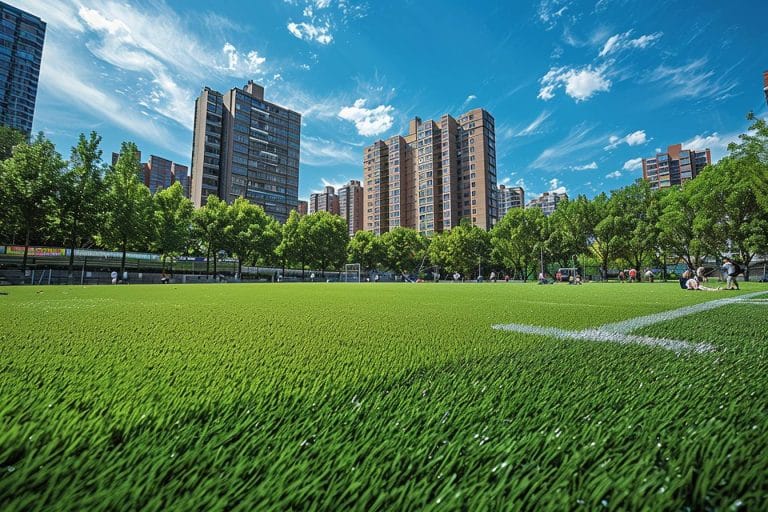 Ce nouveau gazon artificiel auto-rafraîchissant rend les terrains de foot frais même en période de canicule