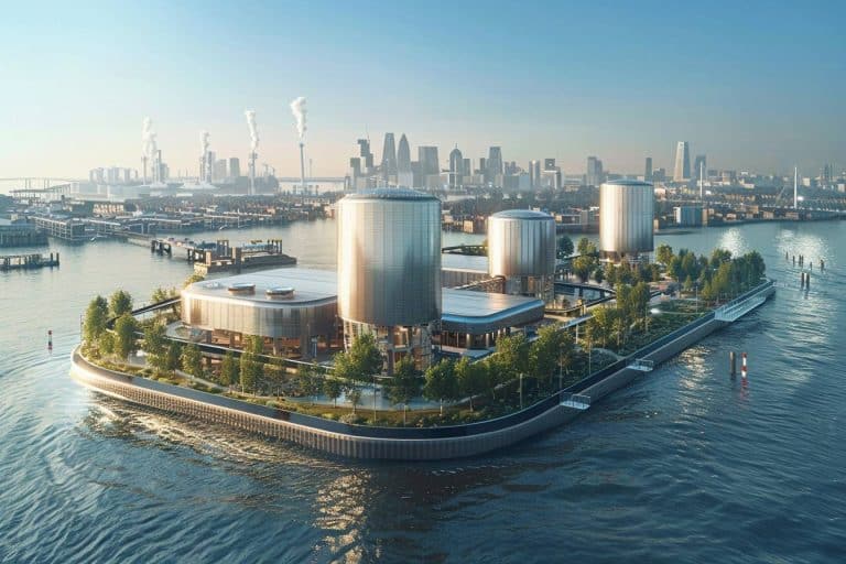 Cette île artificielle est fabriquée pour produire de l&rsquo;hydrogène près de la Tamise : découvrez les enjeux