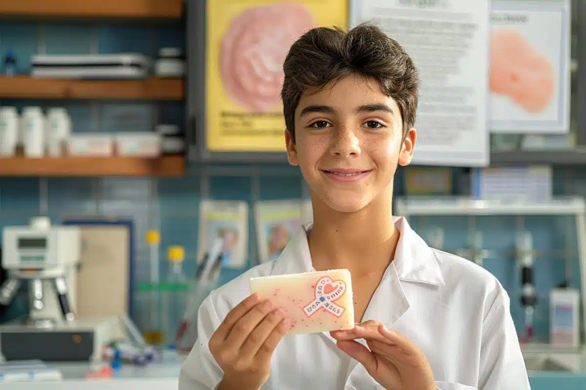 À 15 ans, il crée un savon révolutionnaire contre le cancer de la peau : découvrez son incroyable histoire