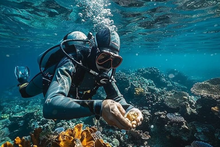 Transformer l&rsquo;eau de mer en or : découverte incroyable autour des gisements d&rsquo;or proches du plancher océanique