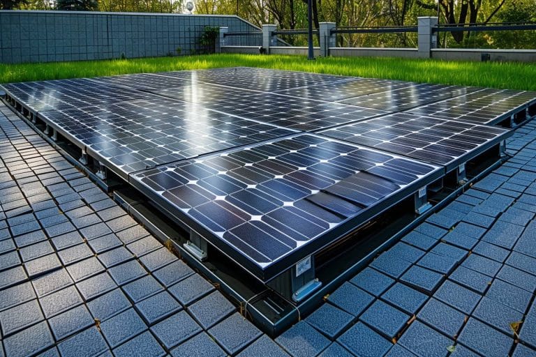Découvrez ce sol résidentiel recouvert de panneaux solaires pour alimenter votre maison