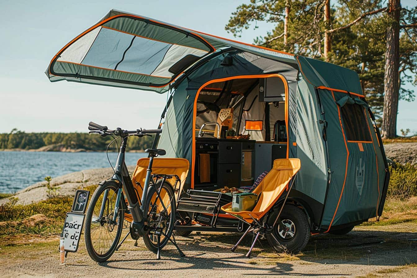 Ce kit SpaceCamper transforme votre vélo cargo en un campement mobile de rêve - vous n’allez pas en croire vos yeux !