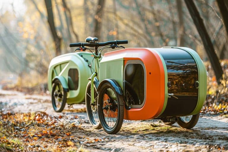 Cette petite remorque pour vélo est extrêmement pratique et ne coûte que 150 €