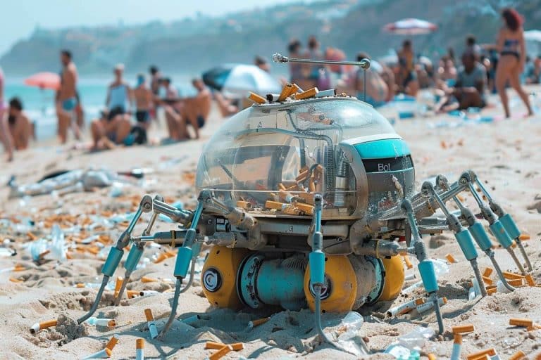 Révolution sur les plages : découvrez ce robot qui aspire les mégots de cigarettes