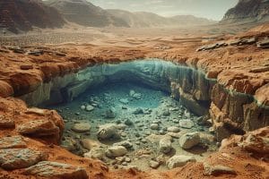 Les scientifiques découvrent un réservoir d'eau souterrain sur Mars : une révélation surprenante