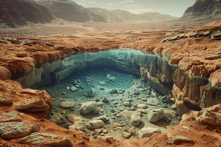 De l&rsquo;eau sur Mars : ces scientifiques découvrent un immense réservoir d&rsquo;eau souterrain qui pourrait recouvrir la Terre