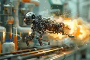 Découvrez ce minuscule robot : il avance grâce à des explosions de méthane répétées
