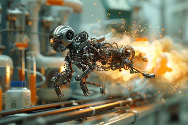 Un robot minuscule propulsé par des explosions : la technologie futuriste qui défie les lois de la physique