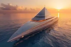 Un yacht de luxe en forme de pyramide flottante capable de voler à 70 km/h : ce projet fou a bien failli devenir réalité ! Découvrez ce superyacht pyramidal : un monstre flottant qui aurait pu révolutionner la navigation