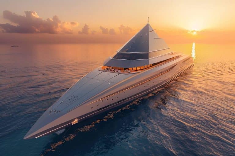 Un yacht de luxe en forme de pyramide flottante capable de voler à 70 km/h : ce projet fou a bien failli devenir réalité !