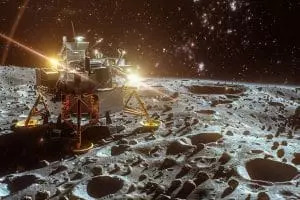 Intuitive Machines se lance dans une mission lunaire : découvrez les secrets enfouis du pôle sud