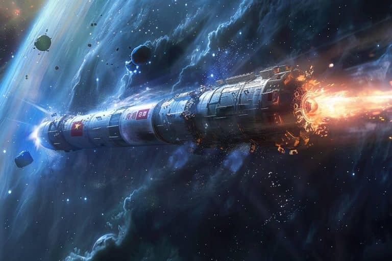 Mystère troublant : un avion spatial chinois libère un objet inconnu après des mois en orbite, que cache cette manœuvre intrigante ?