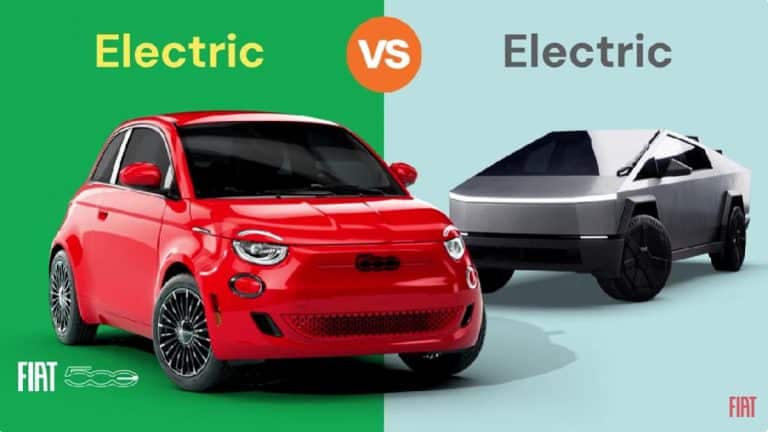 Tension dans l&rsquo;automobile : La Fiat 500e s&rsquo;attaque au Cybertruck dans une campagne de pub qui fait exploser les compteurs