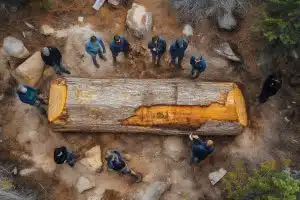 Ce bois flotté millénaire, caché pendant des milliers d’années, pourrait détenir des solutions contre le changement climatique