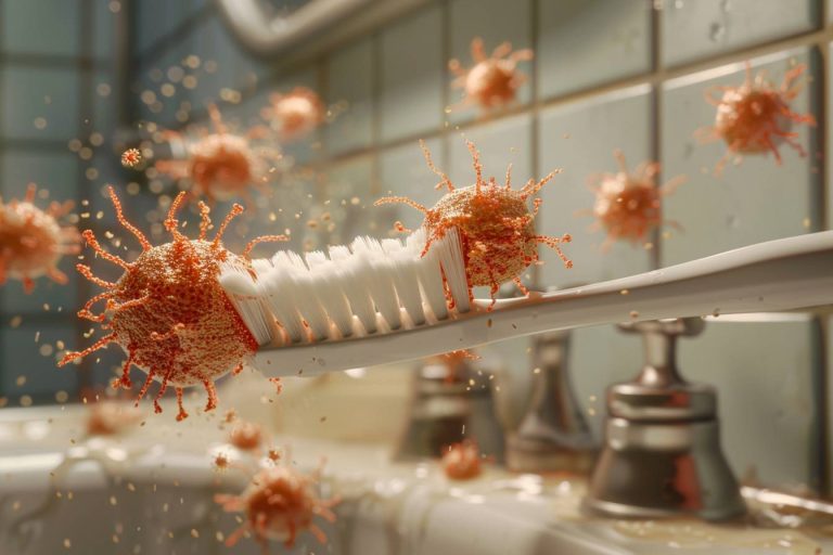 Votre brosse à dents abrite une bataille acharnée entre virus et bactéries, bien plus intense qu&rsquo;imaginé