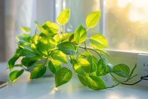 Cette étonnante plante artificielle purifie l'air et recharge votre smartphone