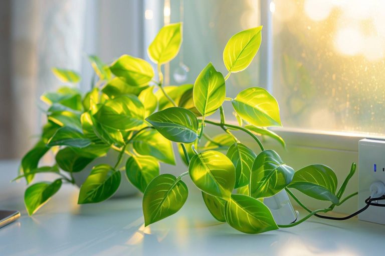 Cette plante artificielle purifie l&rsquo;air tout en rechargeant votre smartphone, une innovation qui transforme votre intérieur