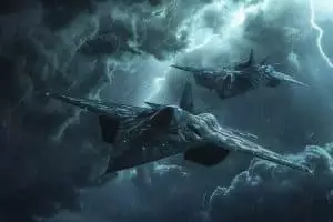 Cette technologie militaire transforme le ciel en un théâtre d'avions fantômes terrifiants