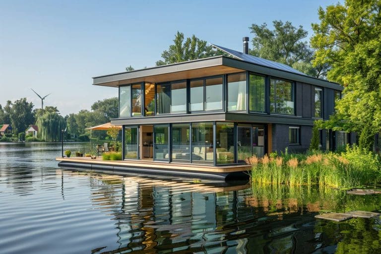 Vous n&rsquo;y croirez pas : cette maison flottante est 100 % autonome en énergie et totalement écologique
