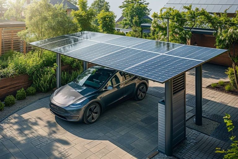 Ce carport modulaire de 8,4 kW bardé de panneaux solaires semi-transparents va révolutionner l&rsquo;énergie