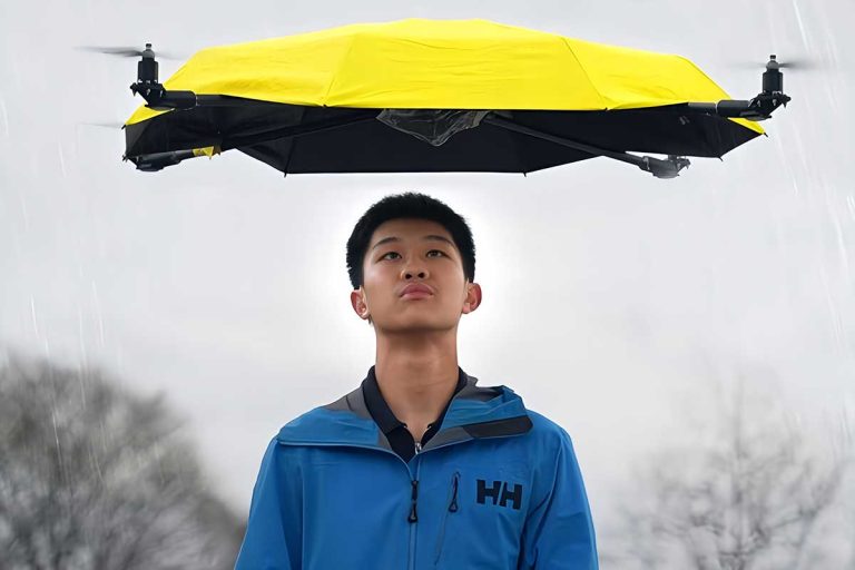 Ce parapluie volant qui vous suit partout va révolutionner vos déplacements au quotidien