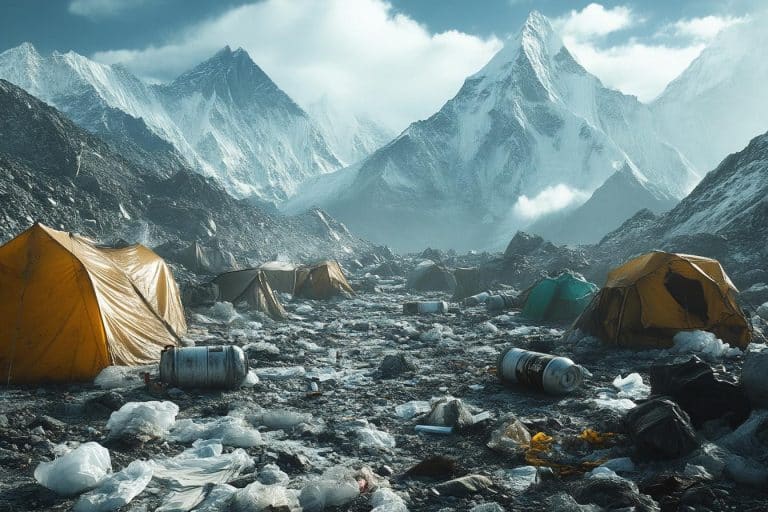 La quantité de déchets sur le mont Everest est vraiment choquante