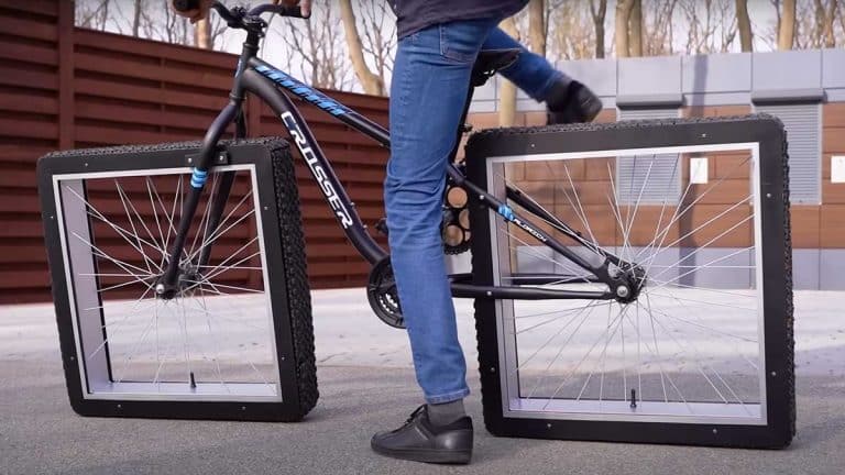 Ce vélo à roues carrées révolutionne tout ce que vous pensiez savoir sur le cyclisme